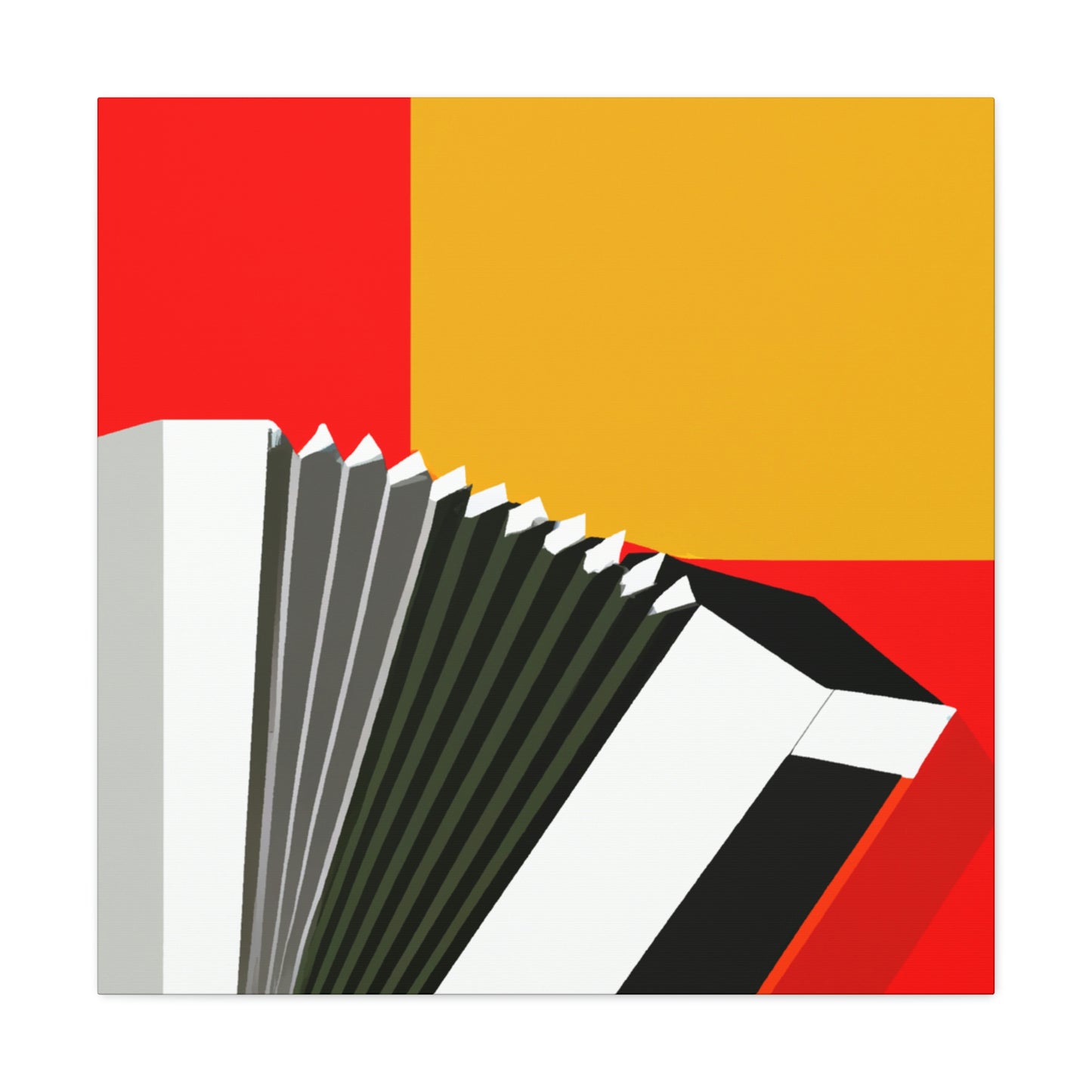 "Accordion Minimalism" - Canvas