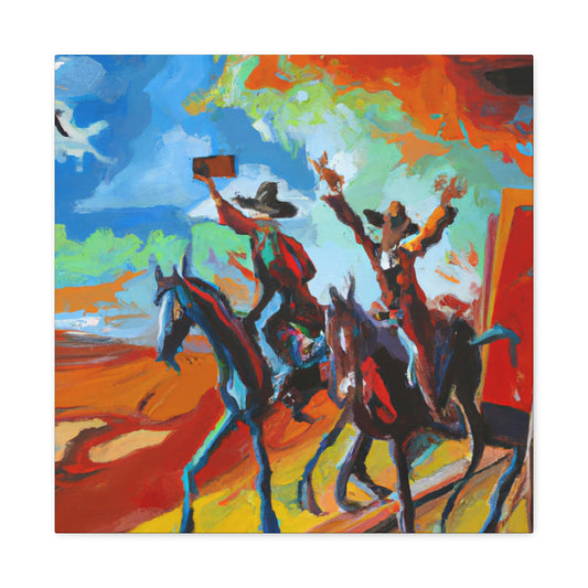 "Chuck Wagons Surrealistically". - Canvas