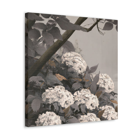 "Hydrangeas in Moonlight" - Canvas