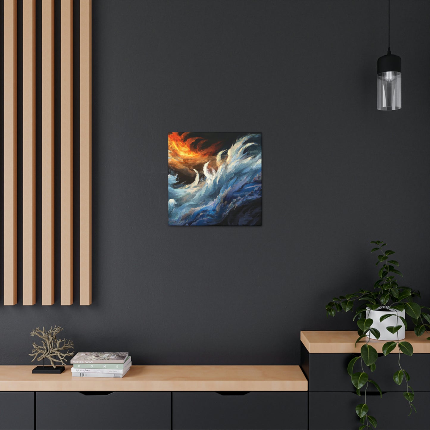 Oceans of Brilliant Hues - Canvas