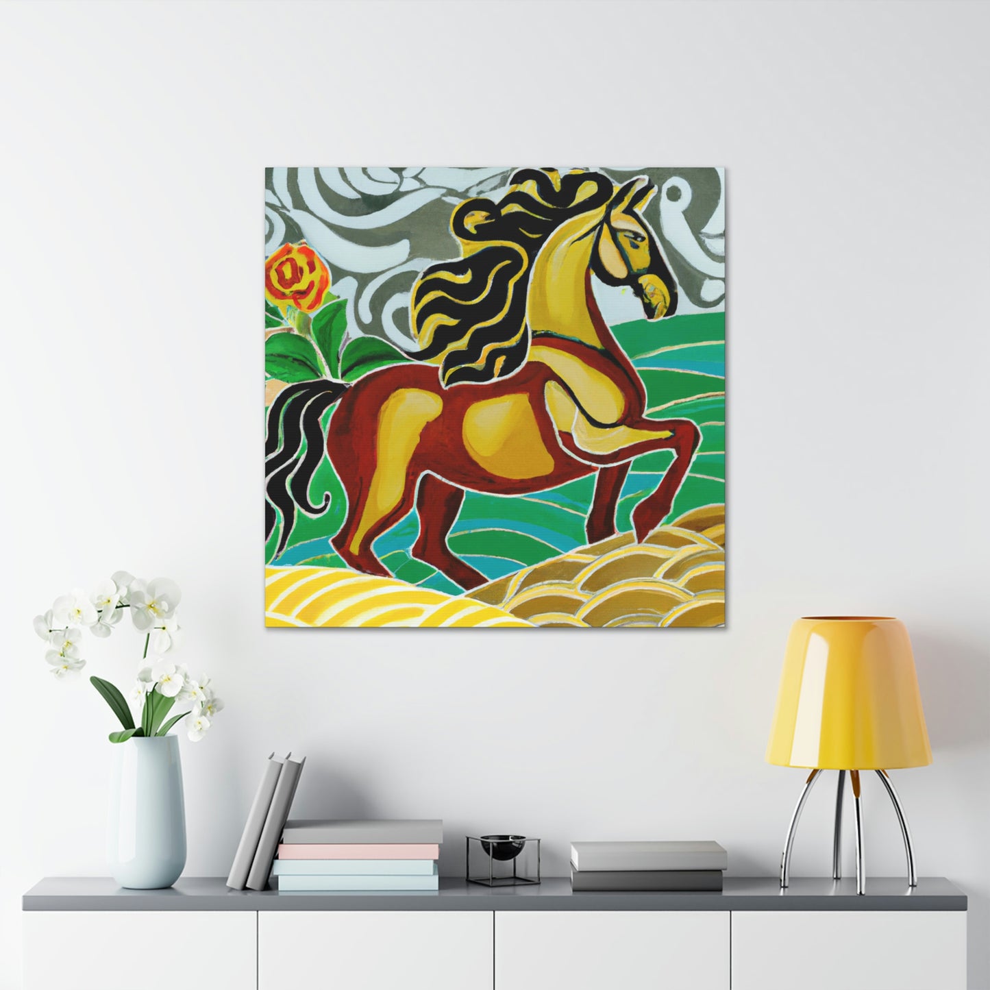 "Chasing The Wild Horse" - Canvas