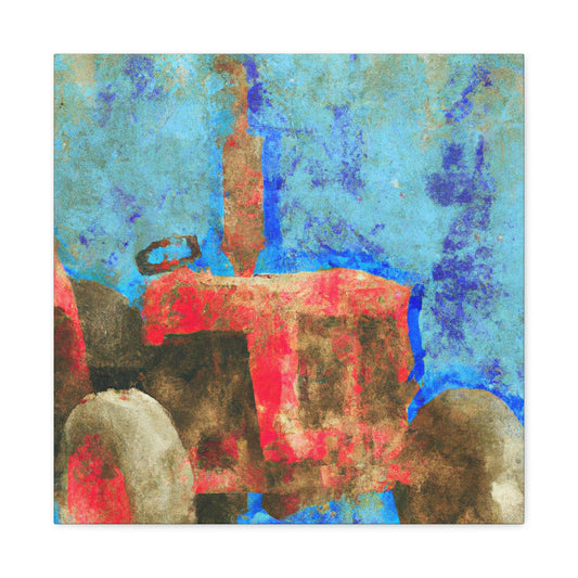 "Tractor in Simplicity" - Canvas