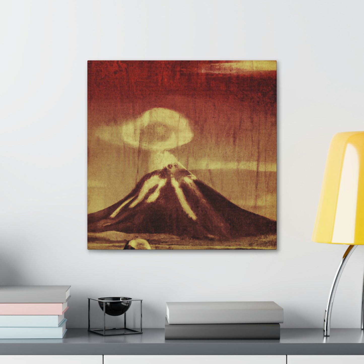 Volcano Burst of Color - Canvas