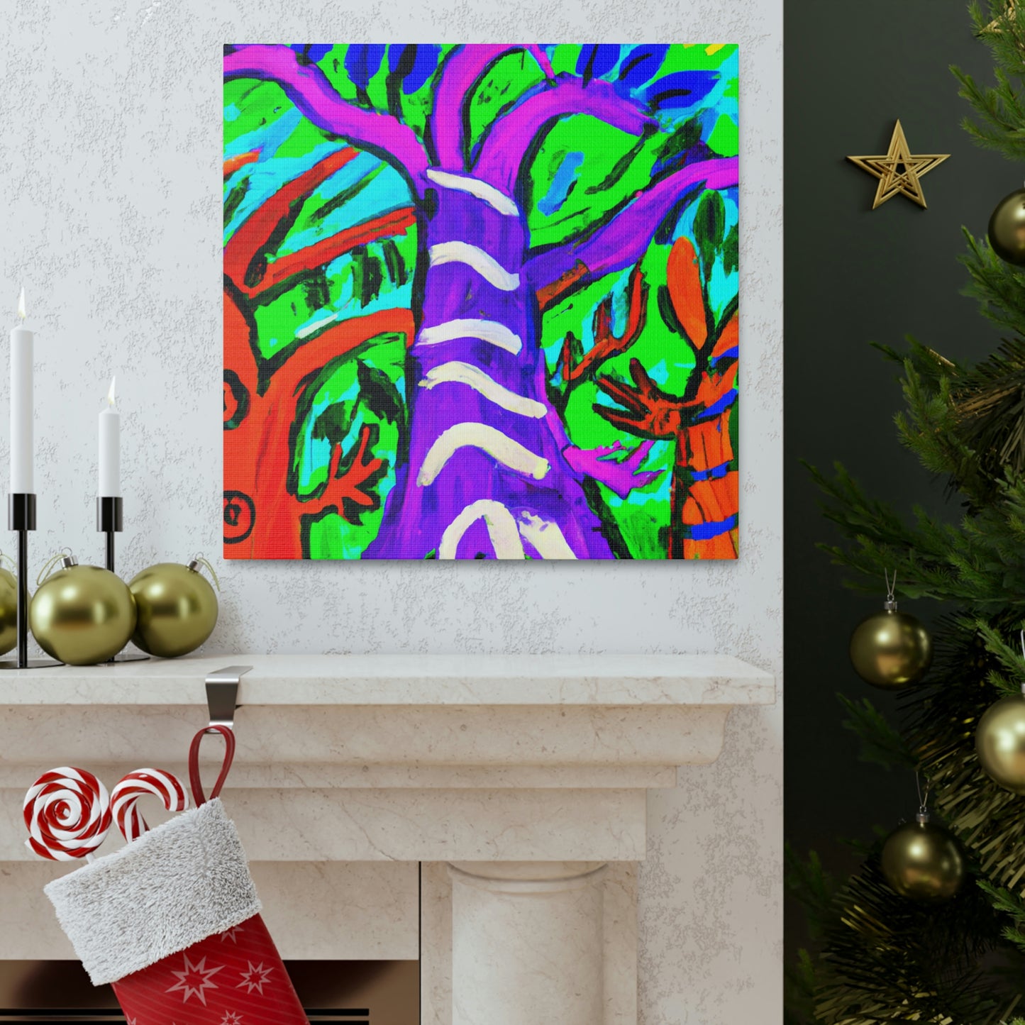 "Beech Tree Abstract Vision" - Canvas