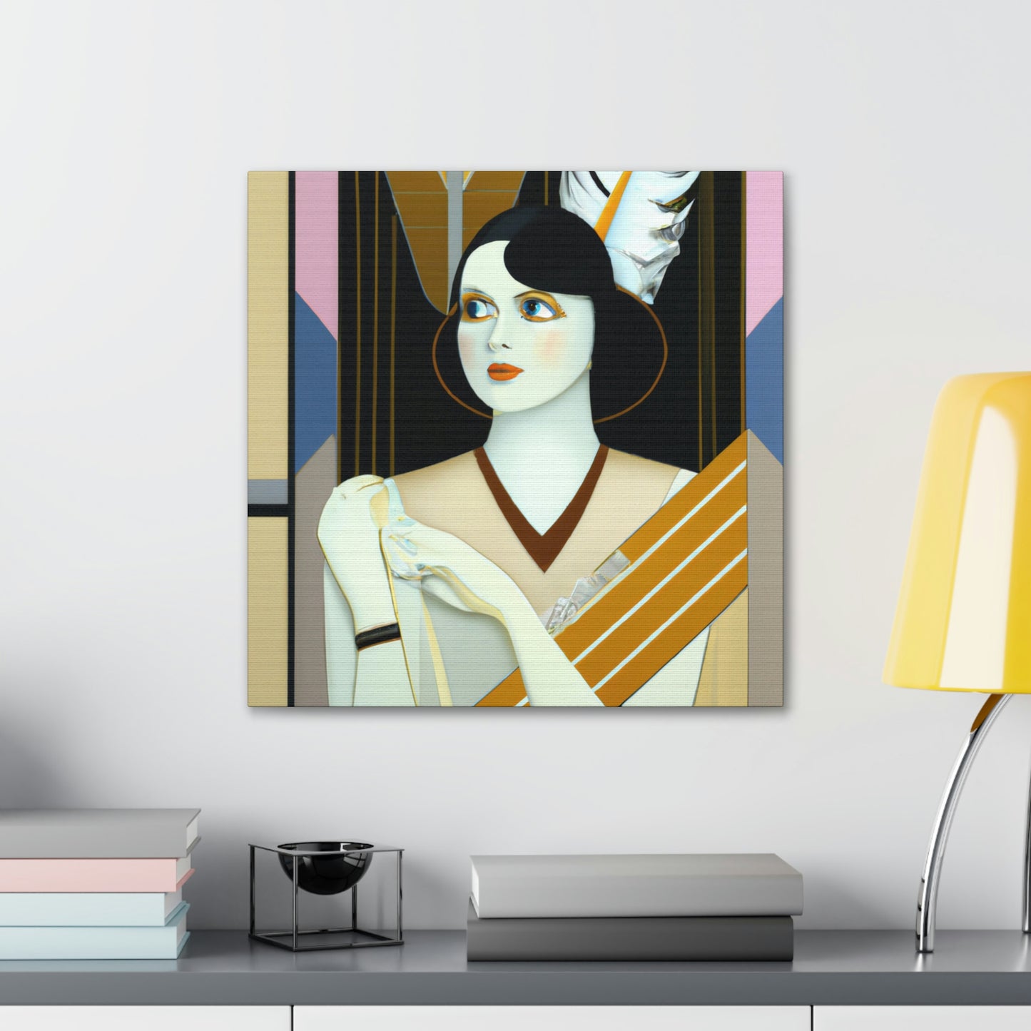 "Colonial Art Deco Dream" - Canvas