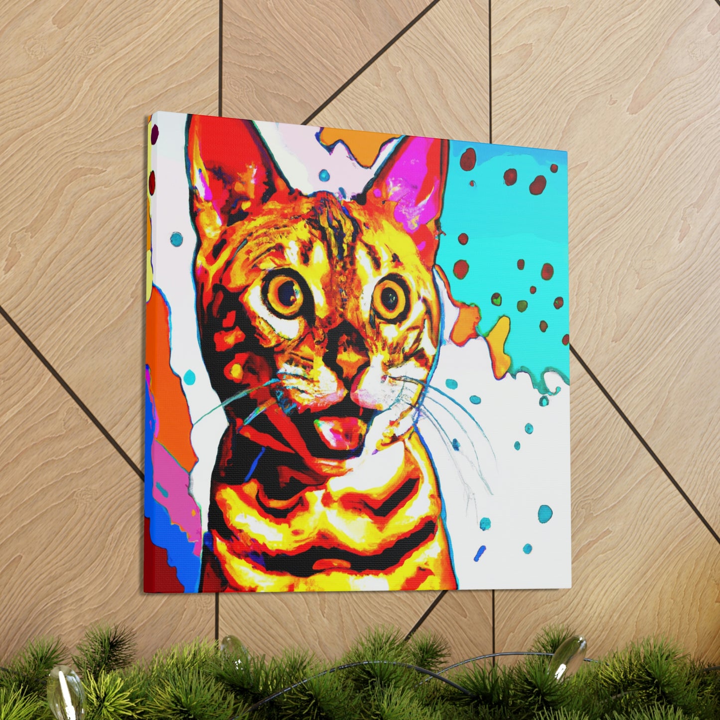 Bengal in Pop Art - Canvas