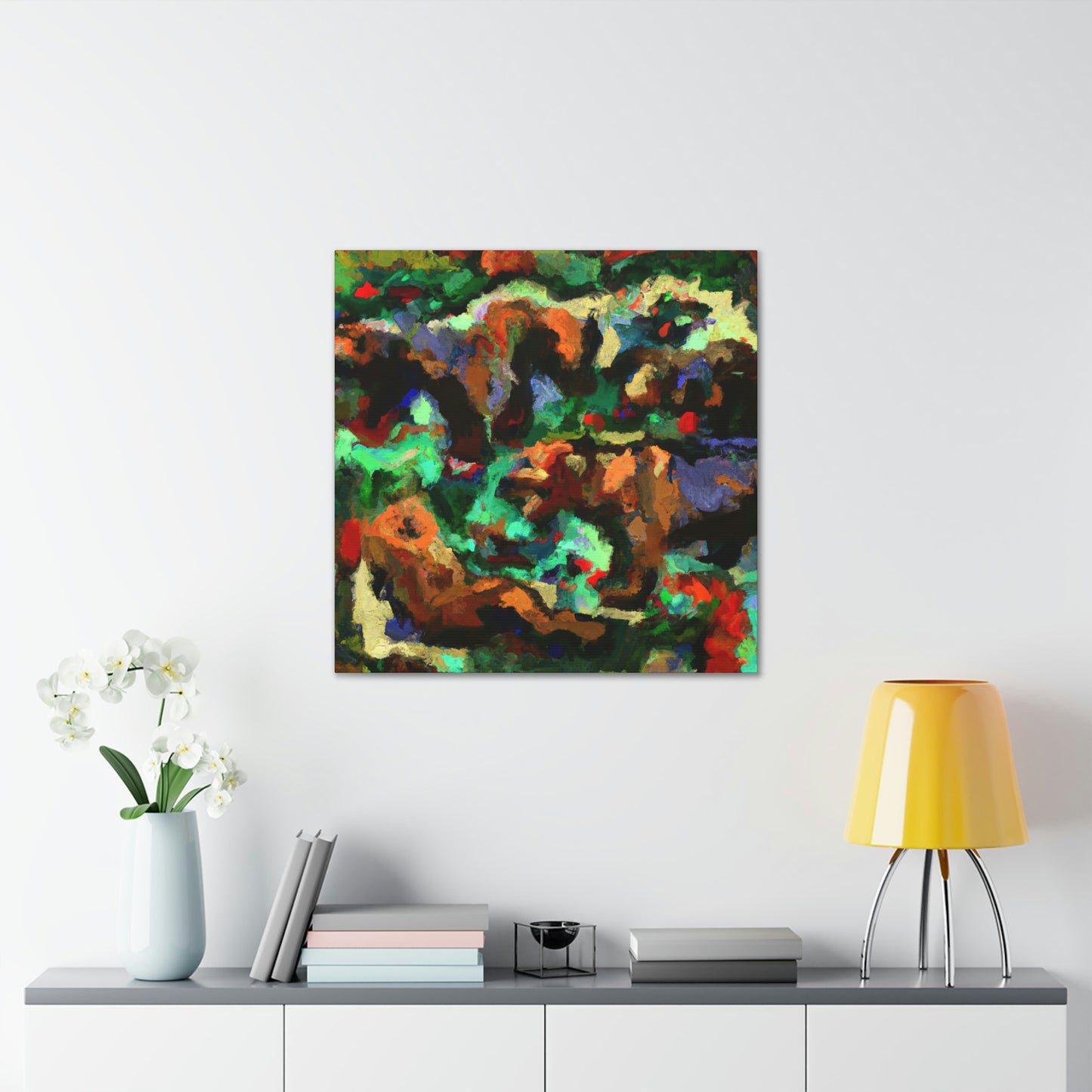 Grizzly Bears Abstraction - Canvas