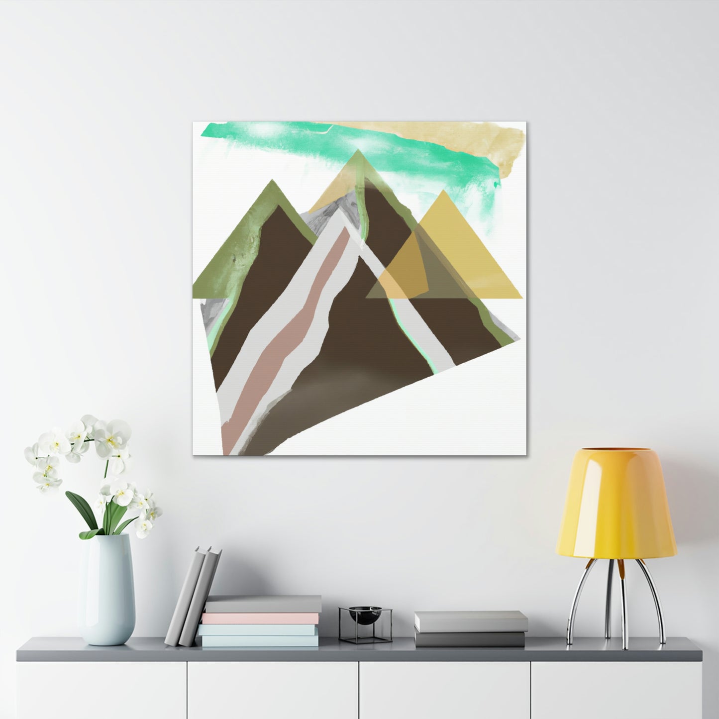 "Mountain Majesty Ablaze" - Canvas