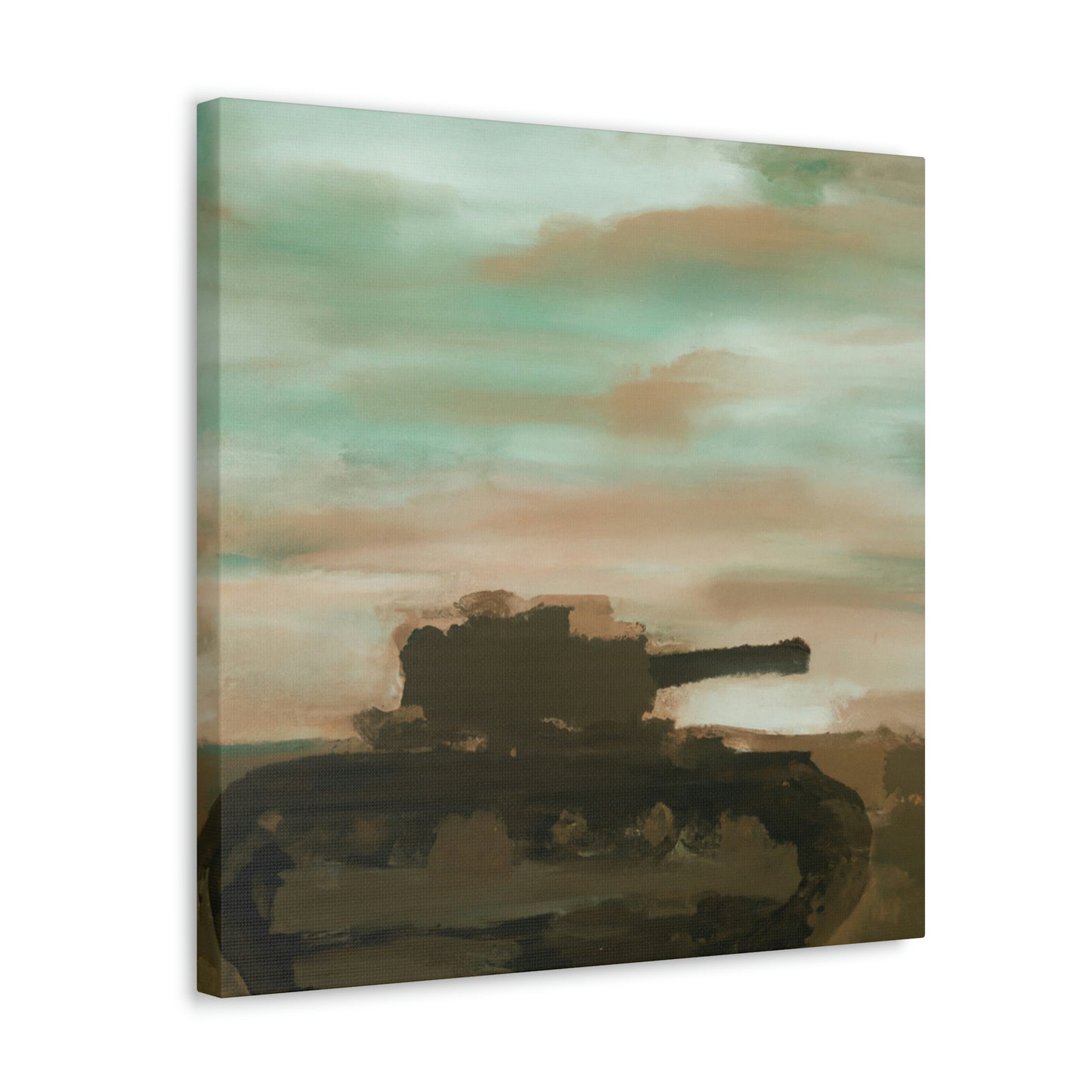 Tank in Abstract Form - Canvas