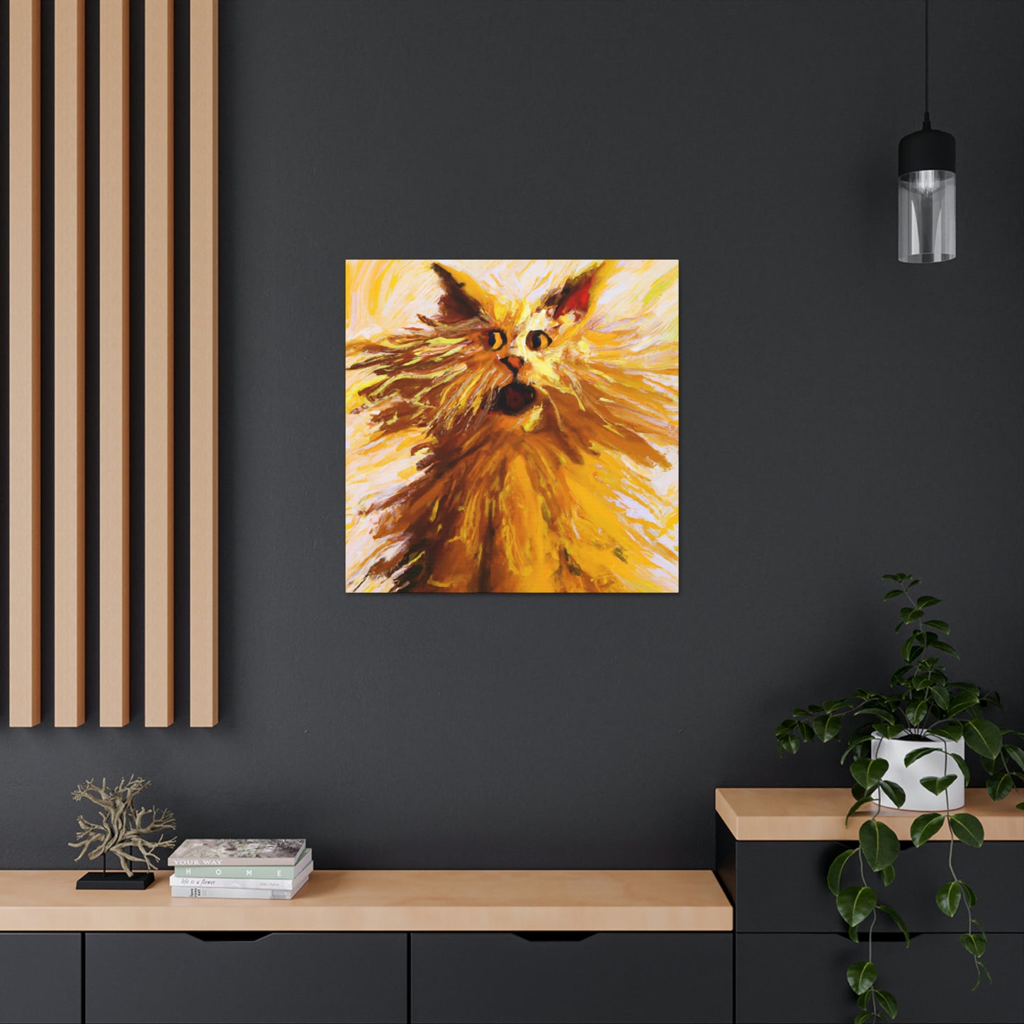 Maine Coon Awe. - Canvas