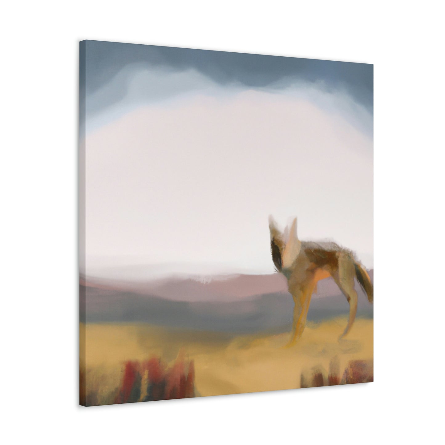 "Coyote in Cyber Space" - Canvas