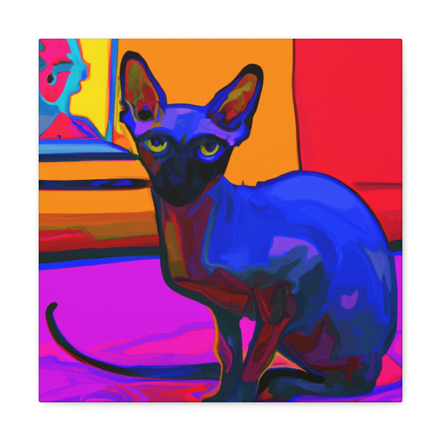 Sphynx in Fauvism - Canvas