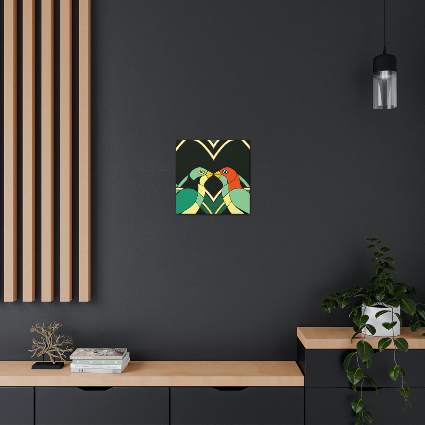 Lovers in Art Deco - Canvas