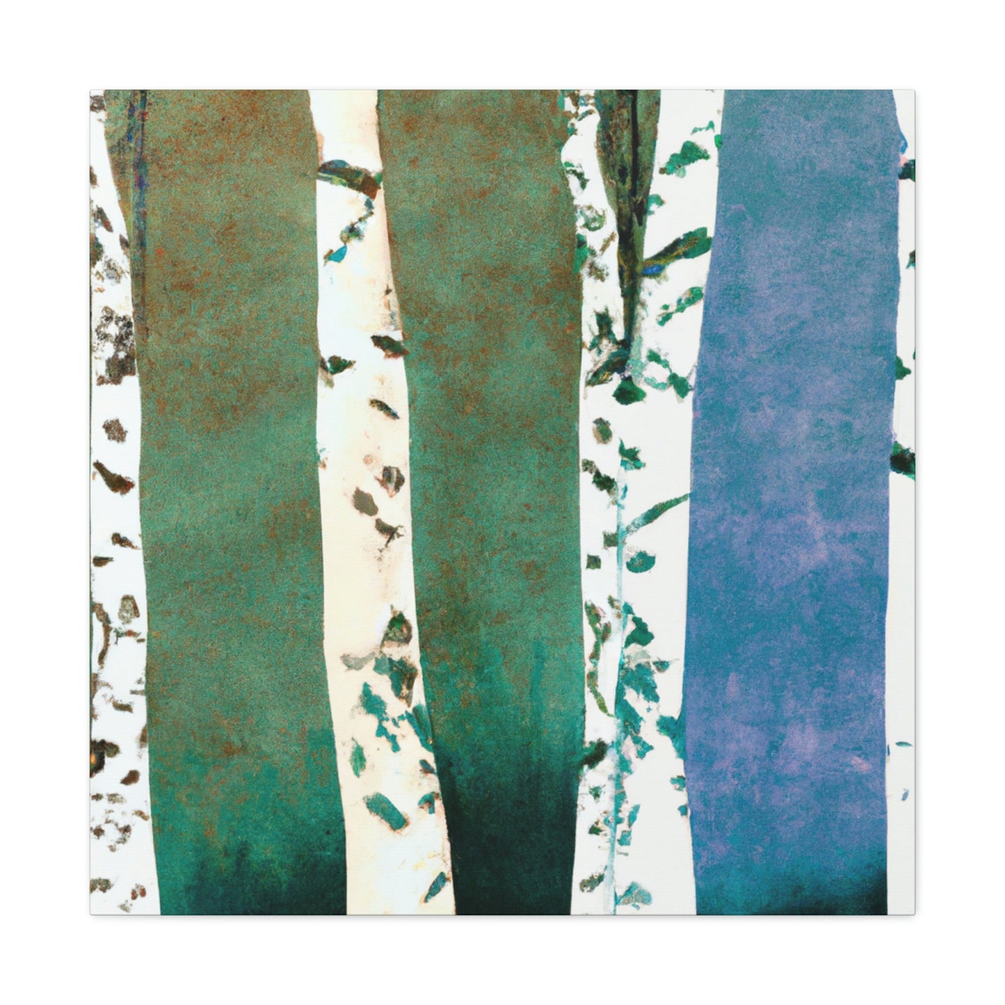 Birch Trees in Bloom - Canvas