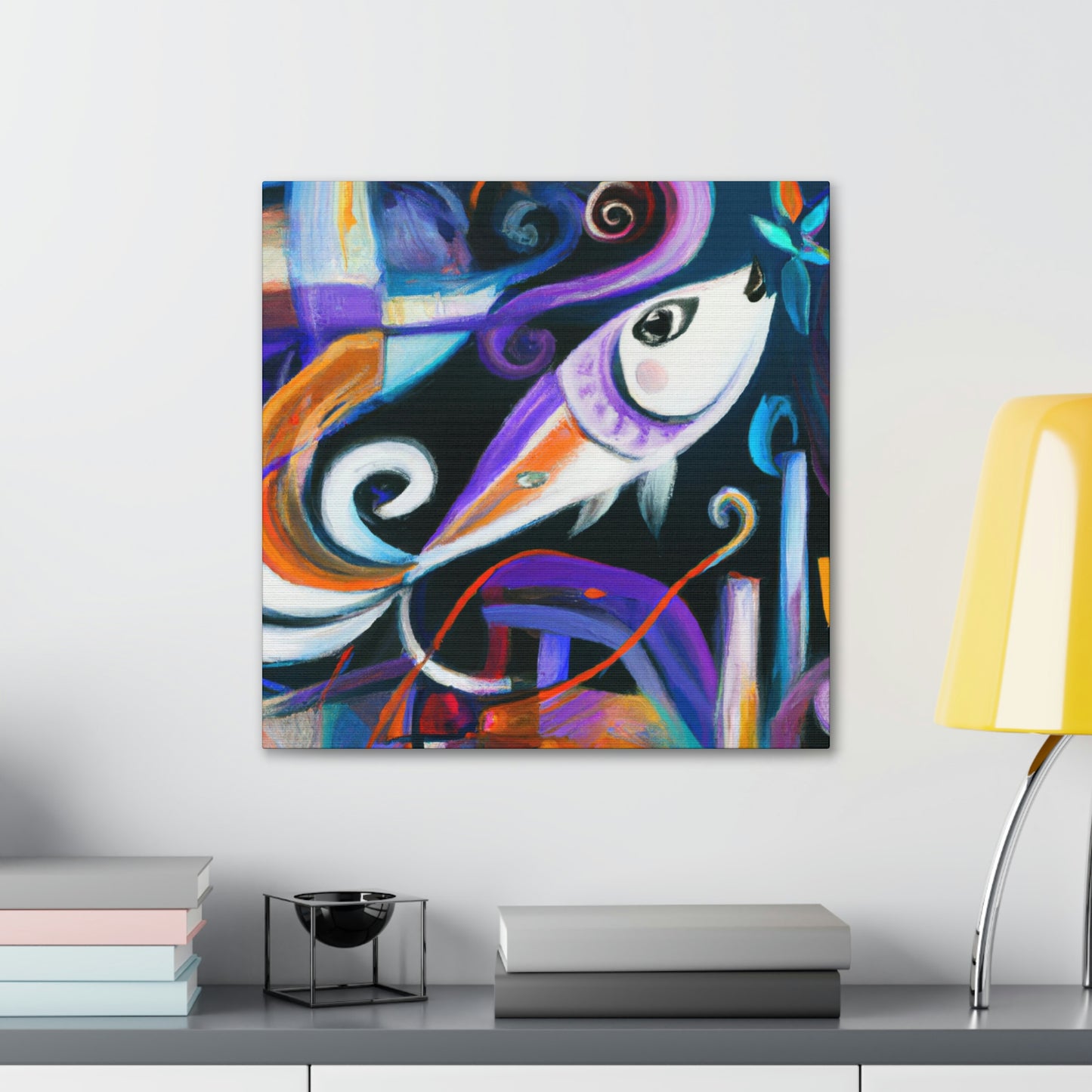 Sea of Swimming Fish - Canvas