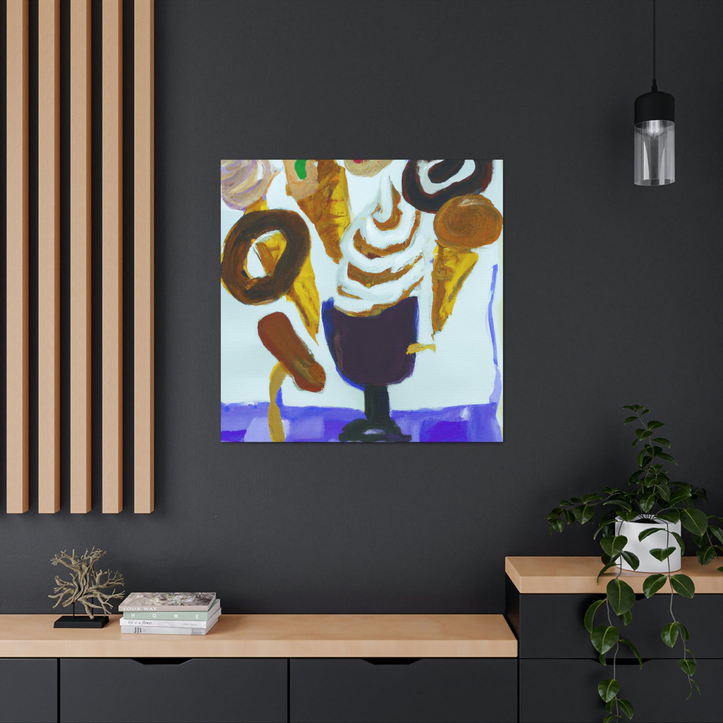 "Ice Cream Fantasia" - Canvas