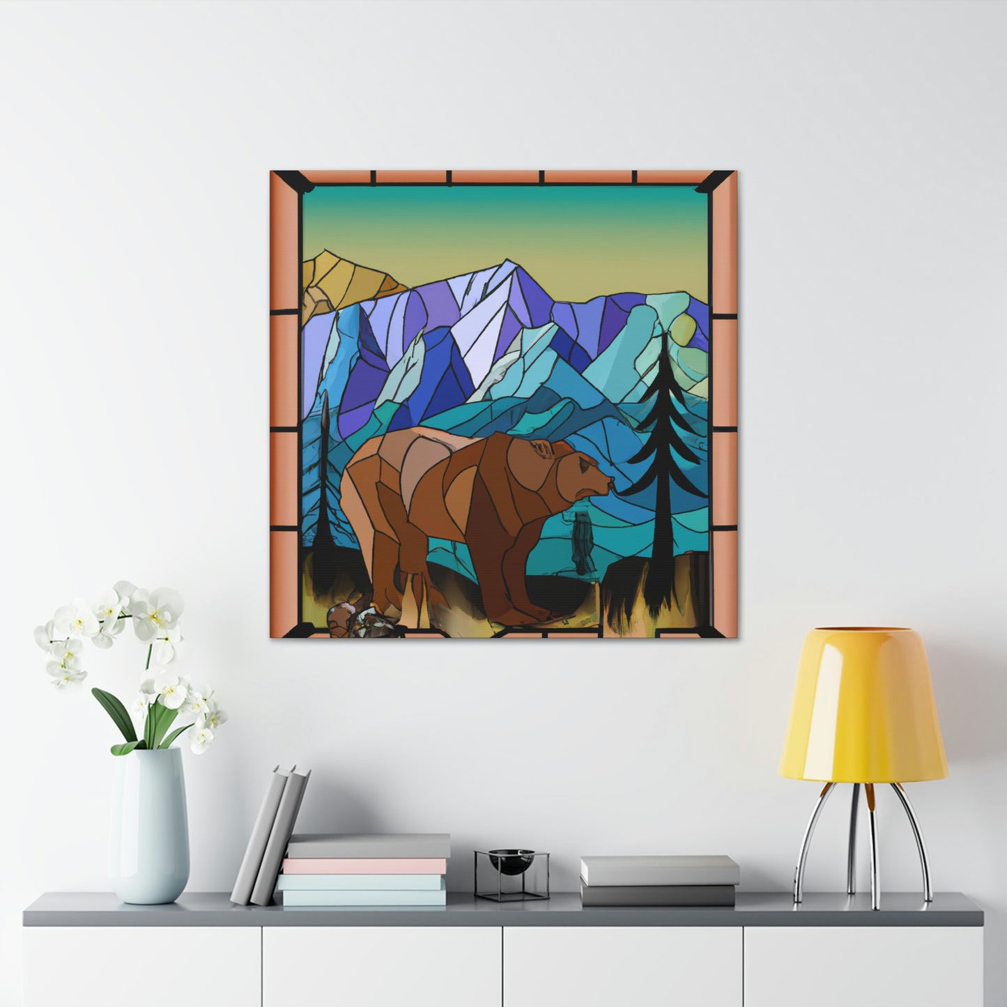 Bear of Gleaming Gold - Canvas