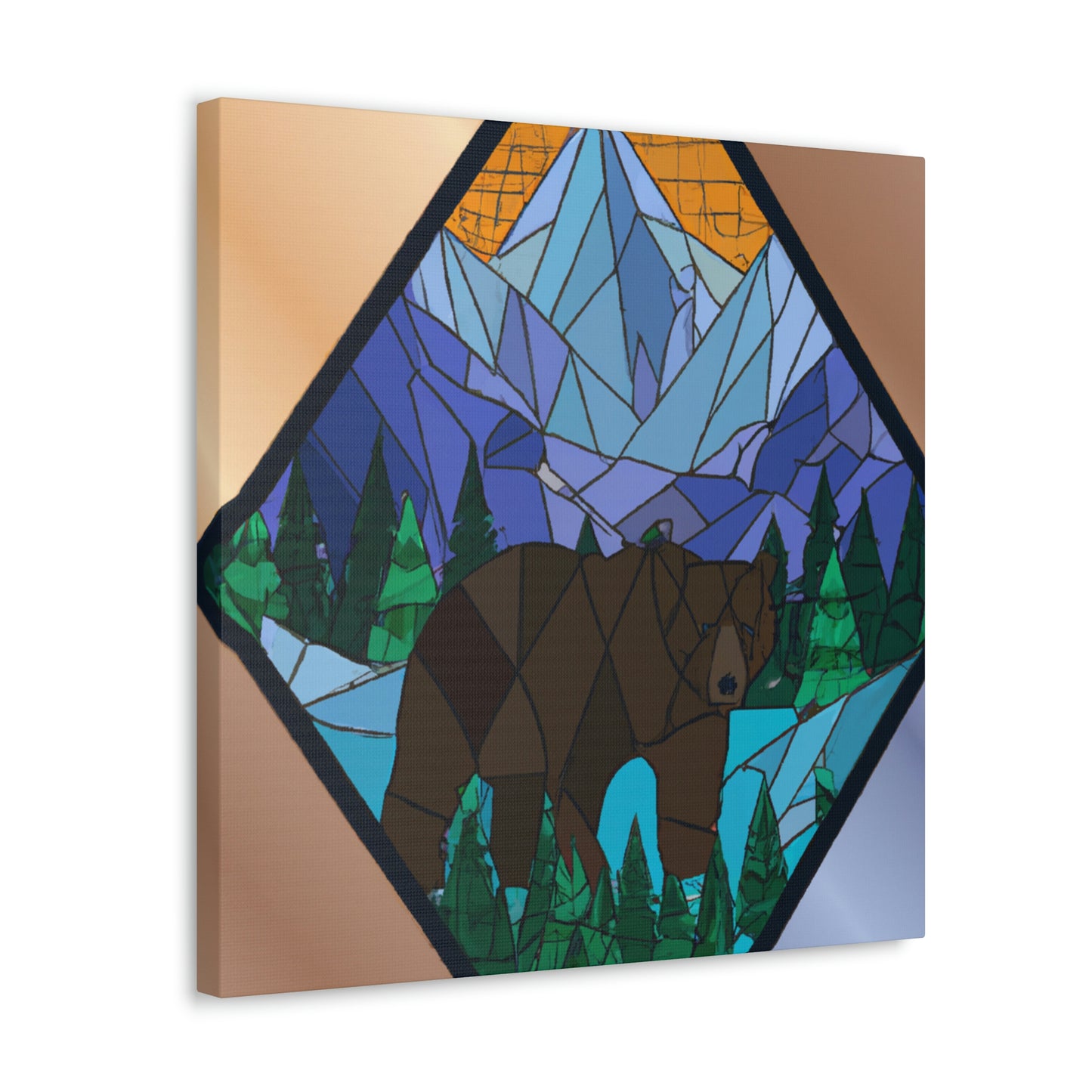 "Bears of Art Deco" - Canvas