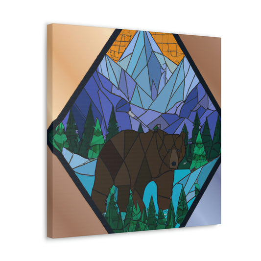 "Bears of Art Deco" - Canvas