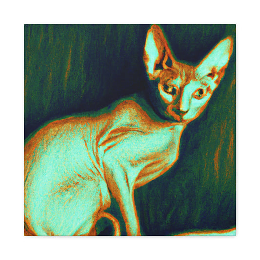 Sphynx in Expressionism - Canvas