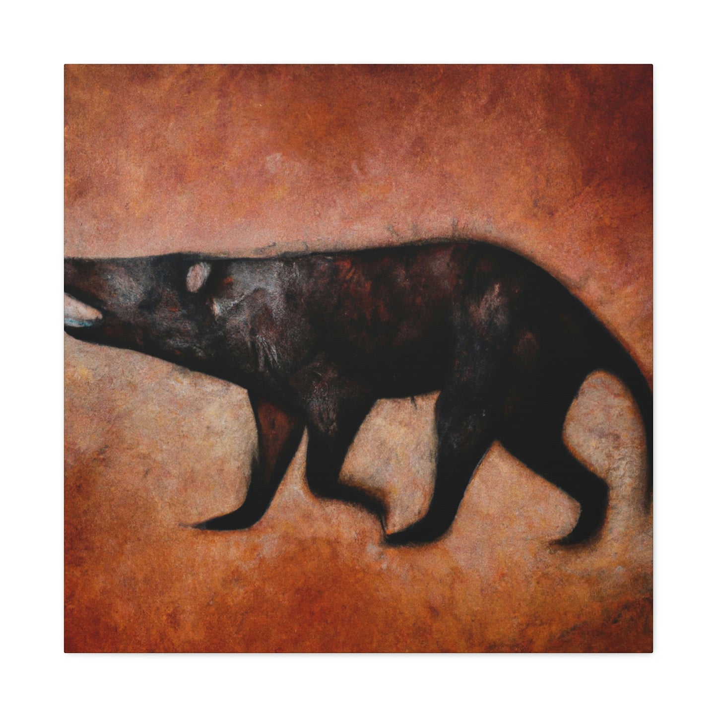 "Tasmanian Devil: Abstract" - Canvas