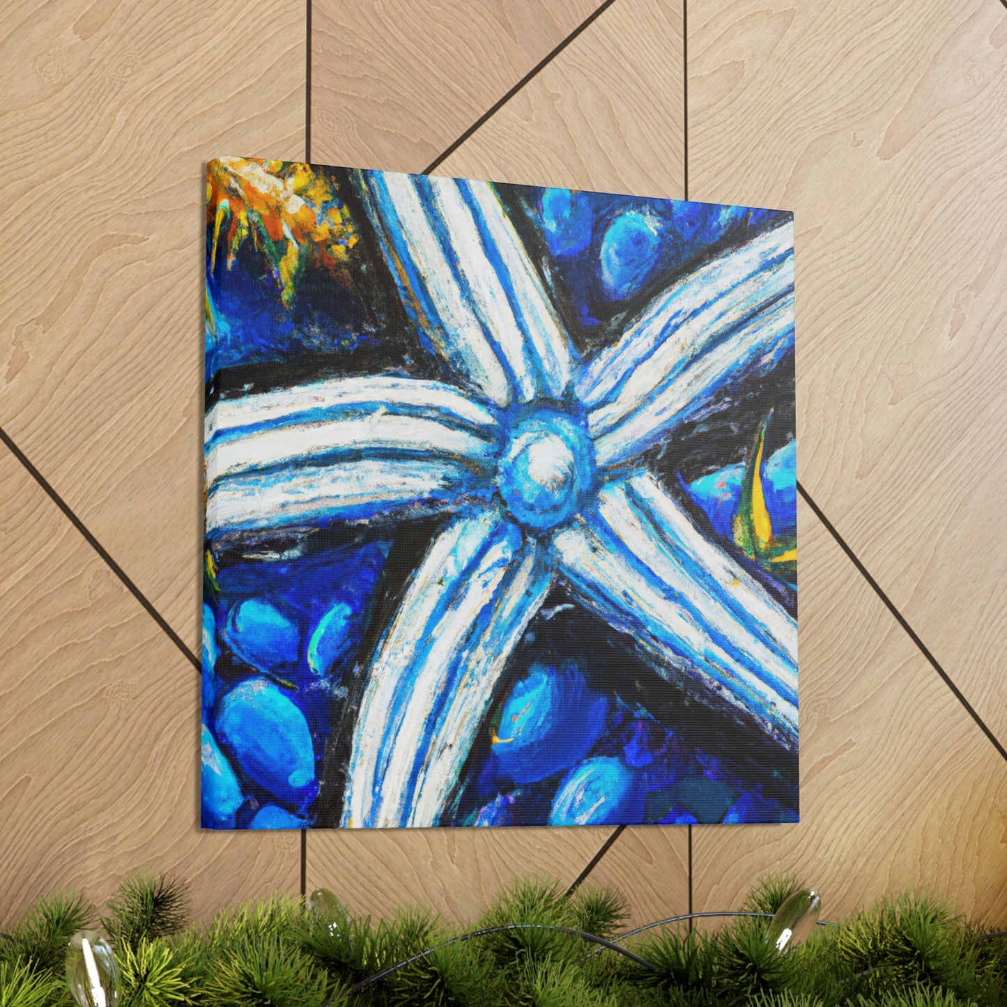 "Starfish in Moonlight Glow" - Canvas