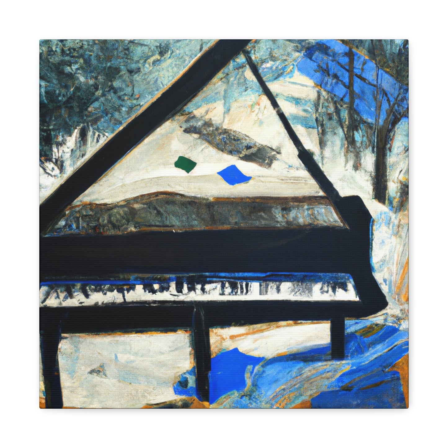 "Playing the Piano Song" - Canvas