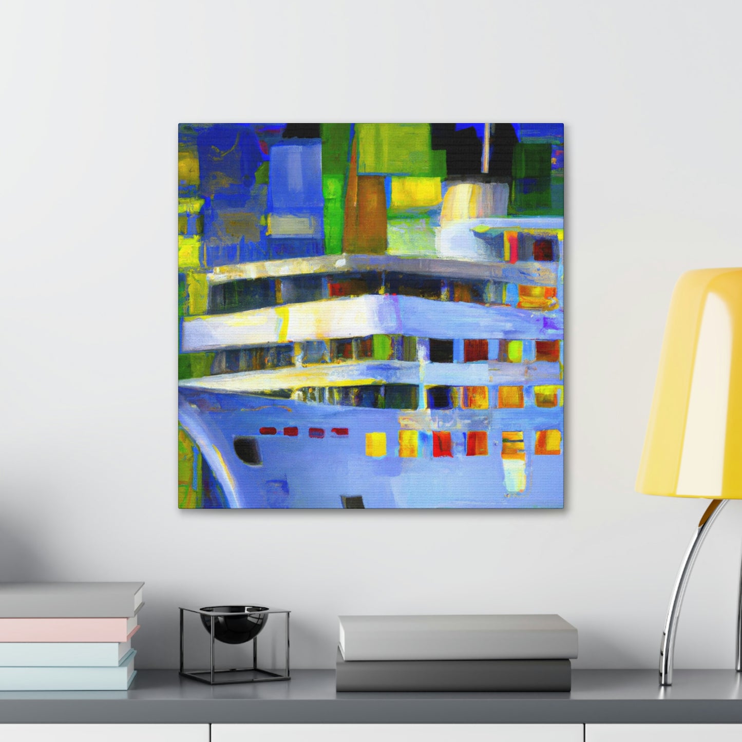 Cruise Ship Abstraction - Canvas