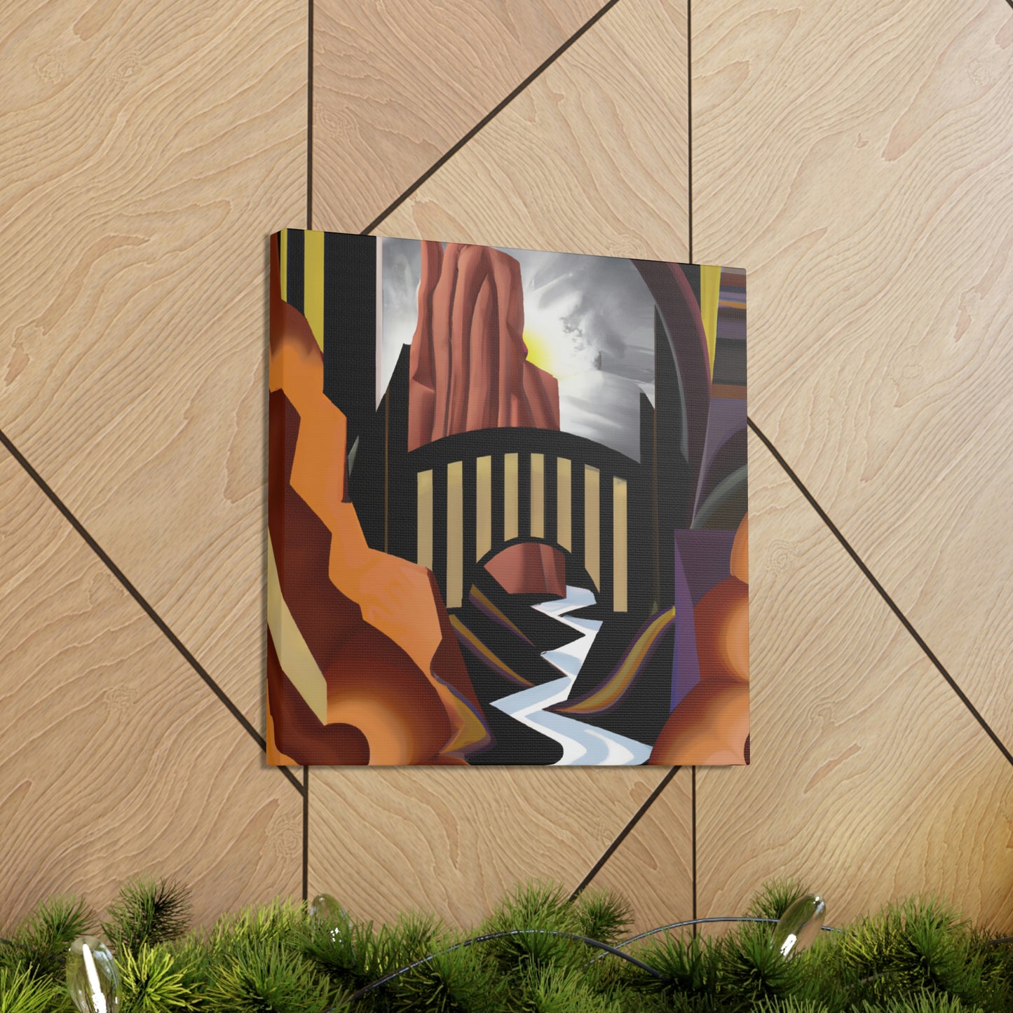 "Canyon of Jazz Age" - Canvas