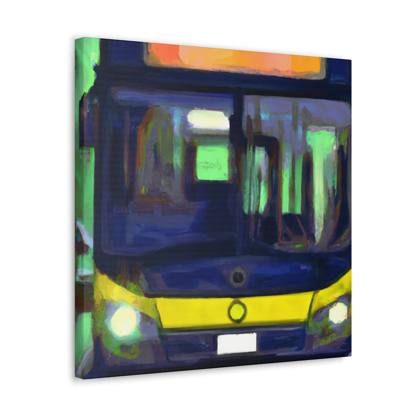 Bus on the Move - Canvas