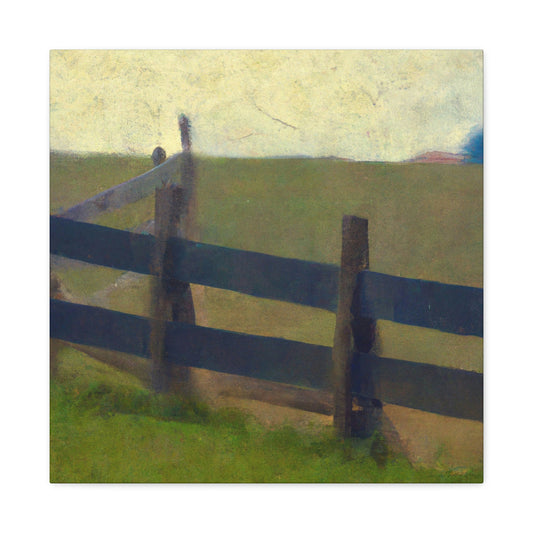 "Fence of the Barnyard" - Canvas