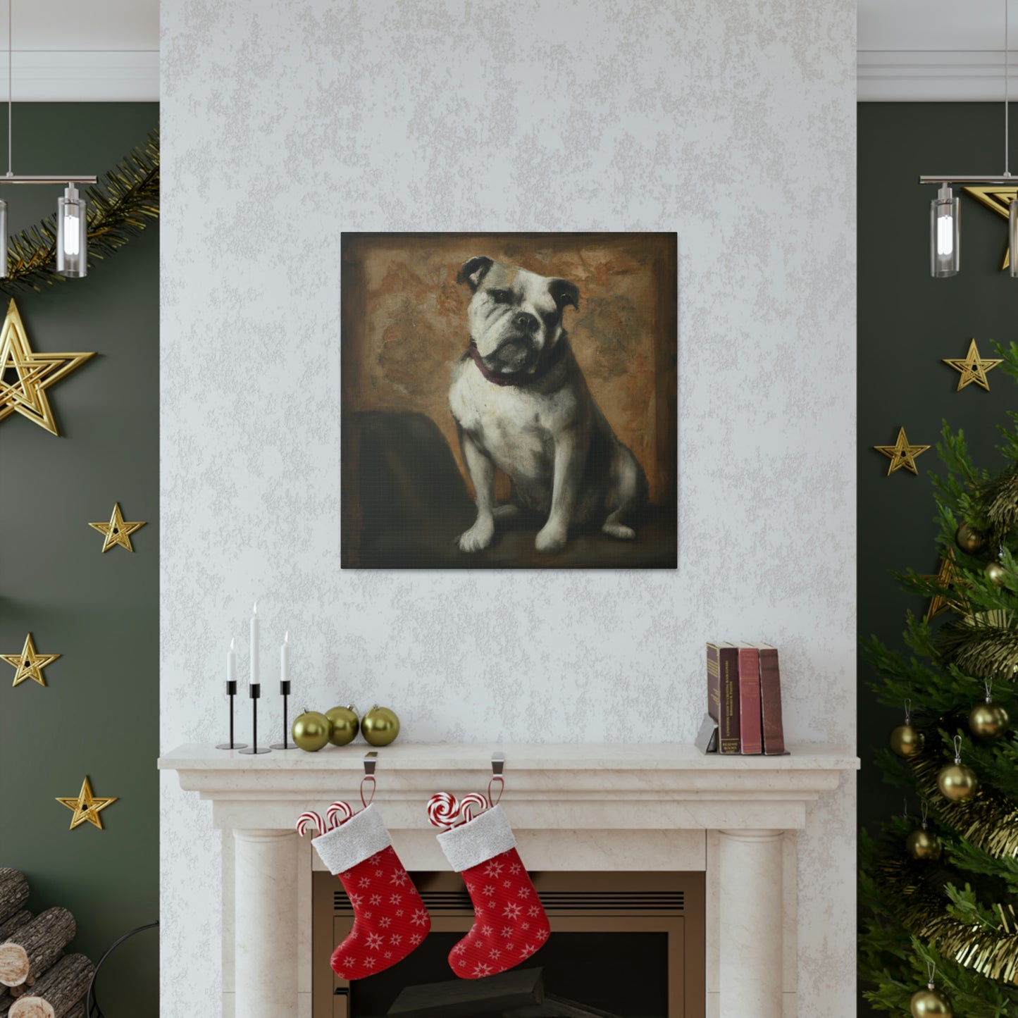 "Bulldog of Baroque" - Canvas