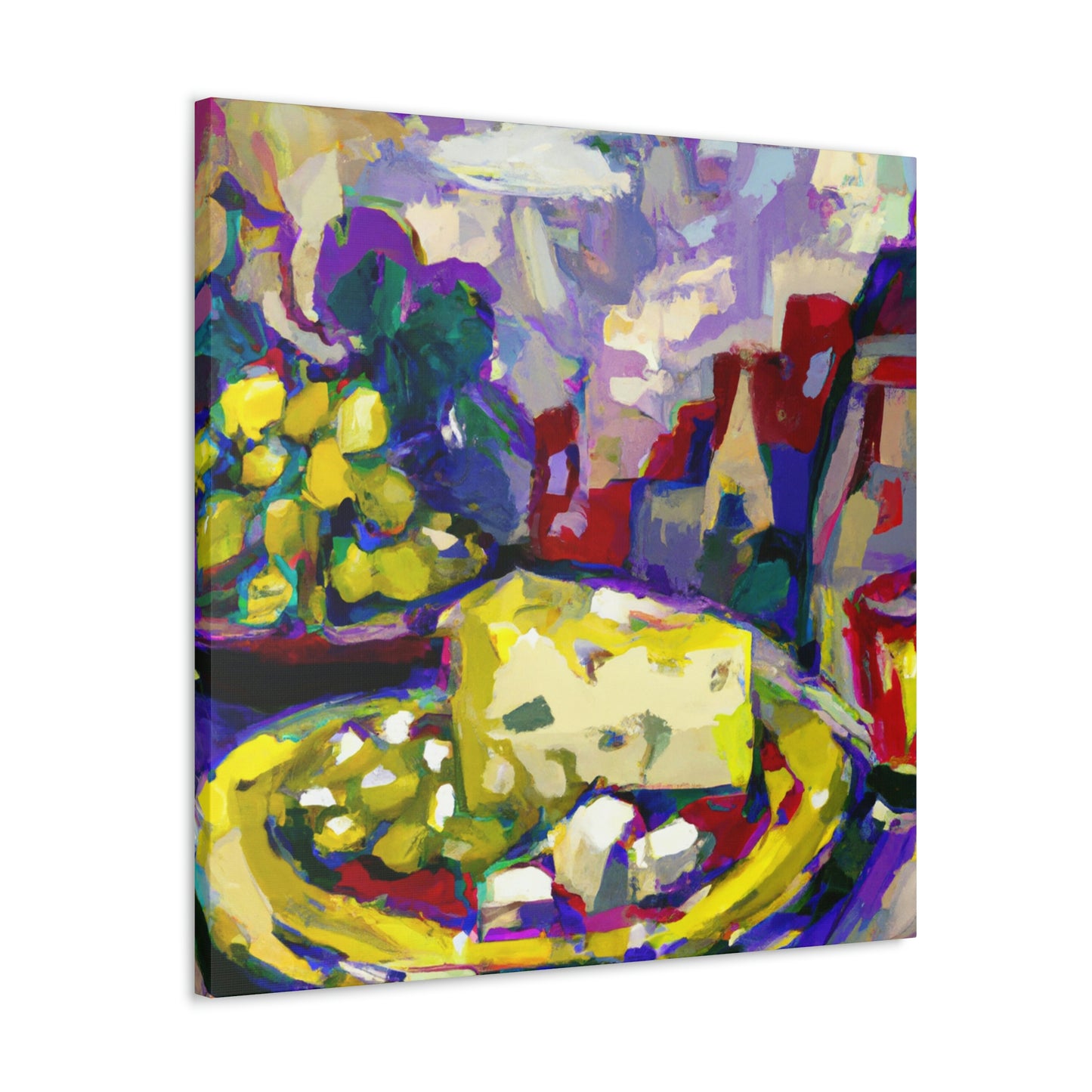 Cheese and Grapes Abound - Canvas