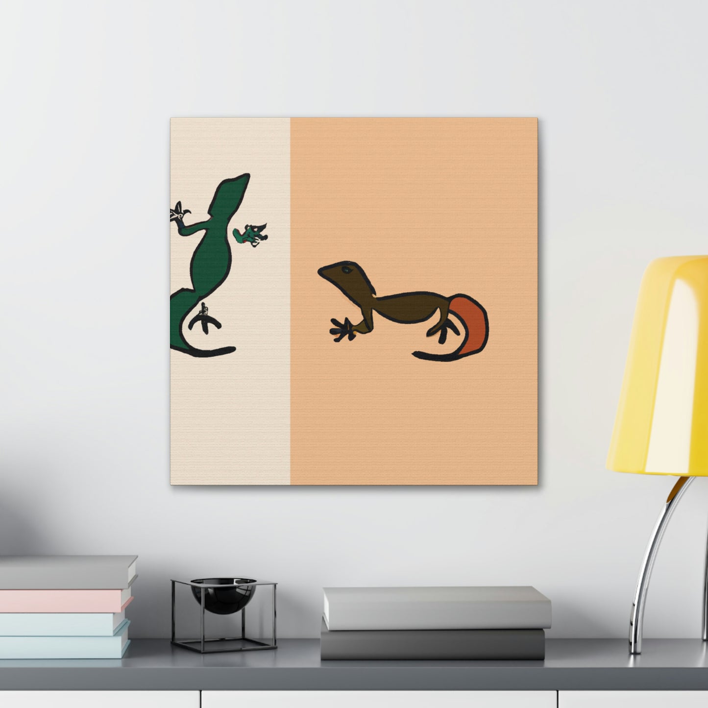 "Reptiles in Simplicity" - Canvas