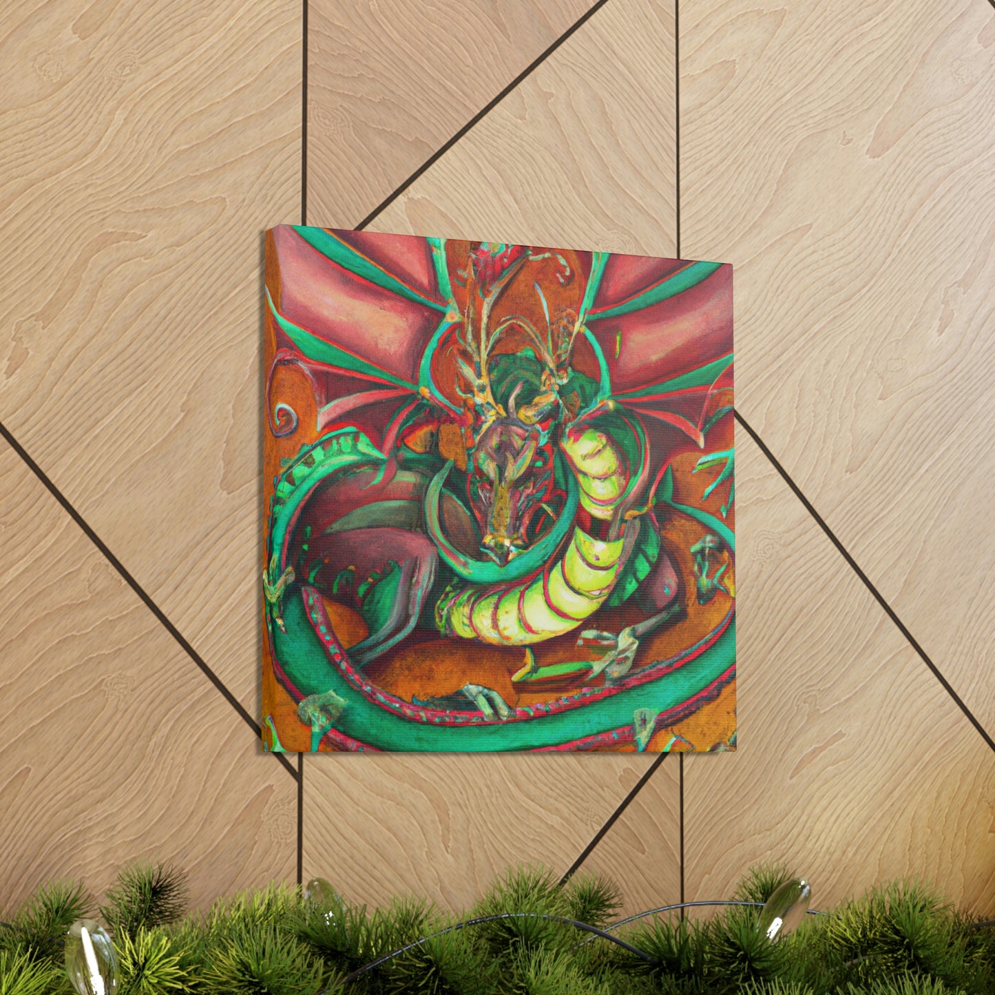 "Dragon in the Jazz Age" - Canvas