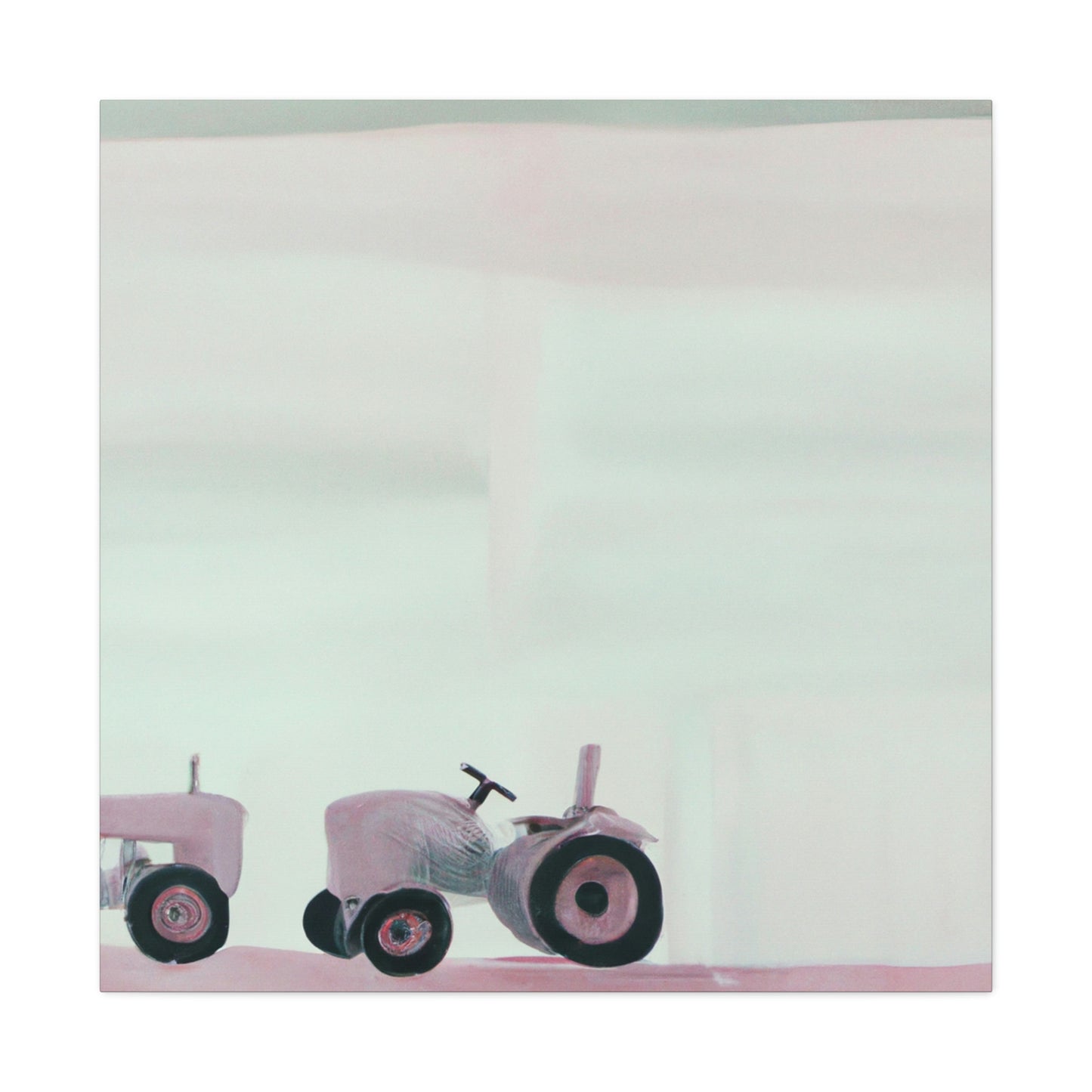 "Tractor Minimalism Dreaming" - Canvas