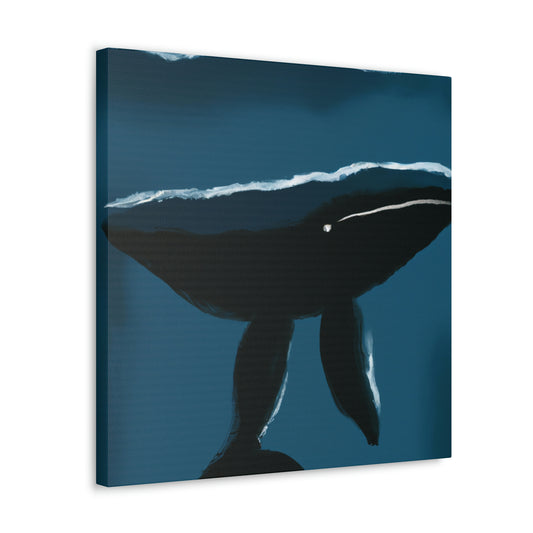 "The Whale Elegance" - Canvas