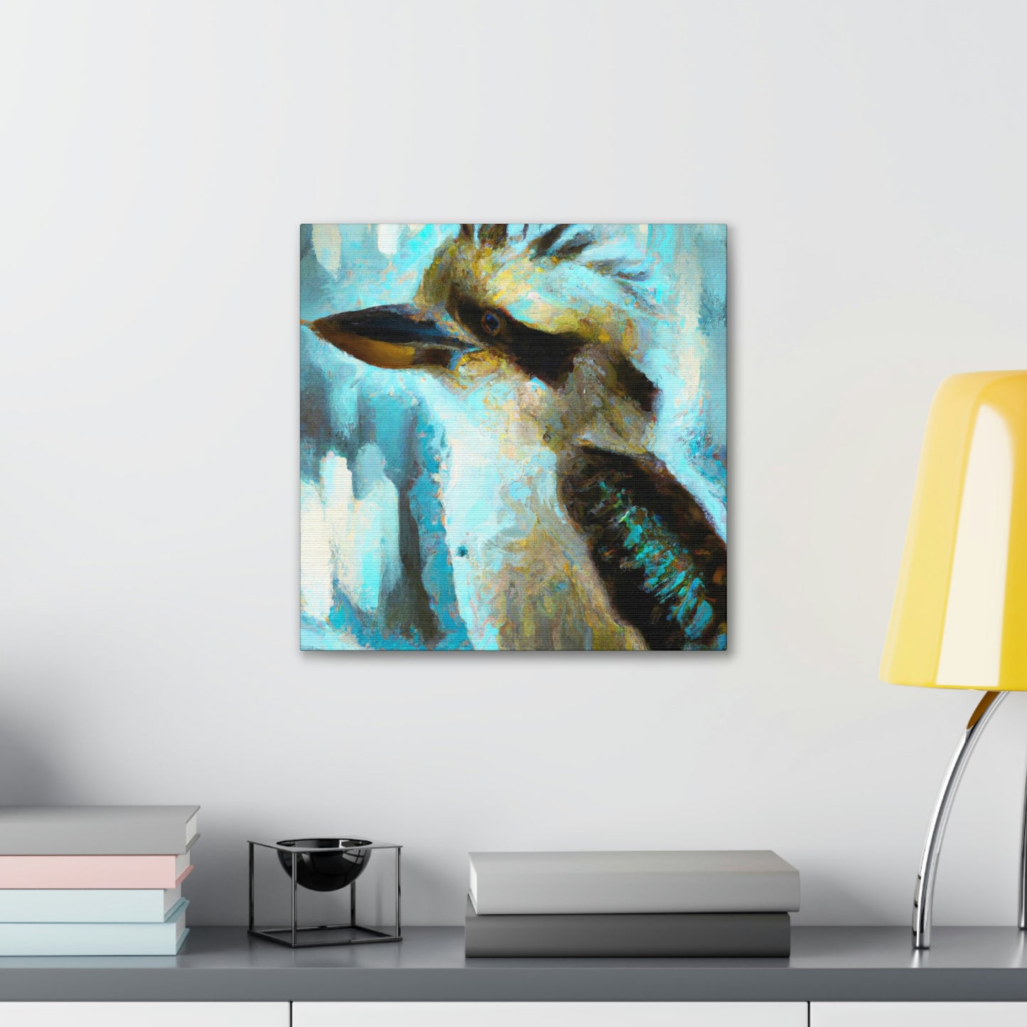 Kookaburra in Flight - Canvas