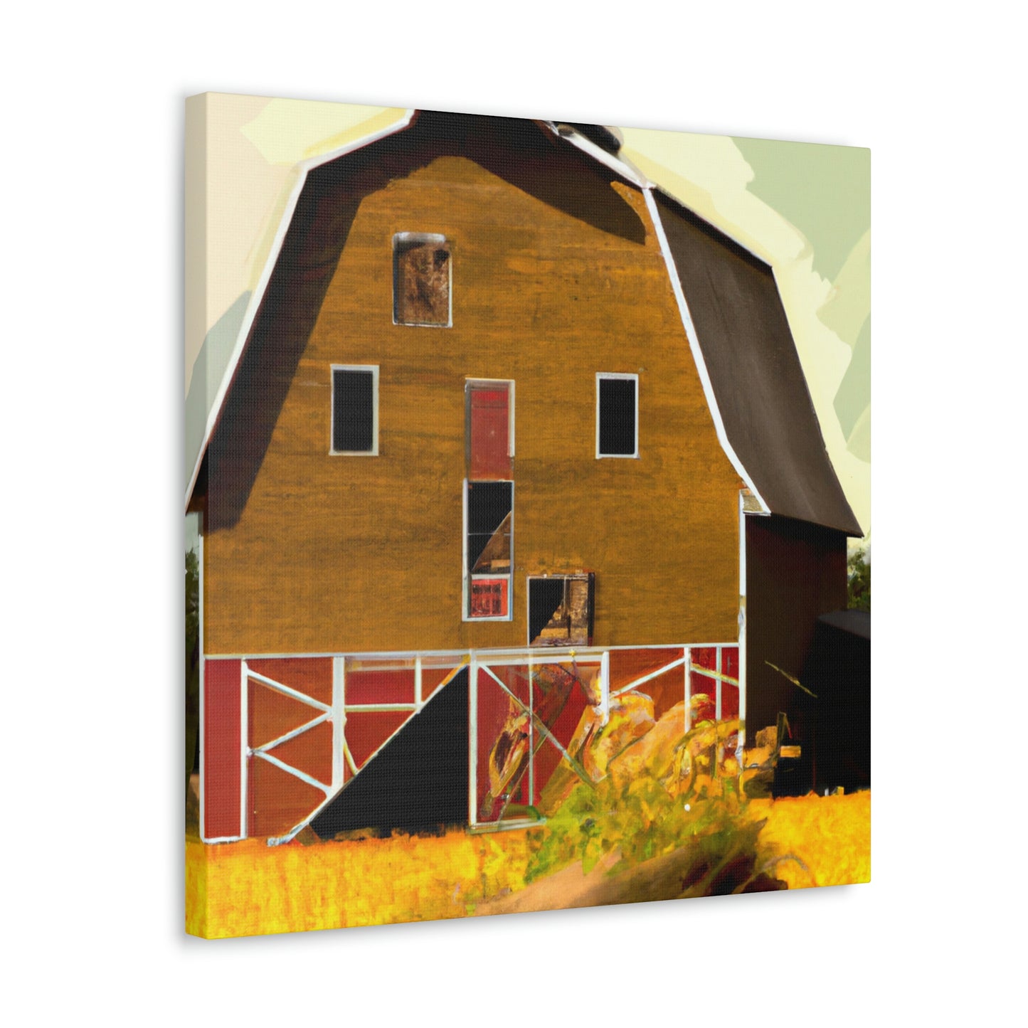 "Barn in Splendor" - Canvas