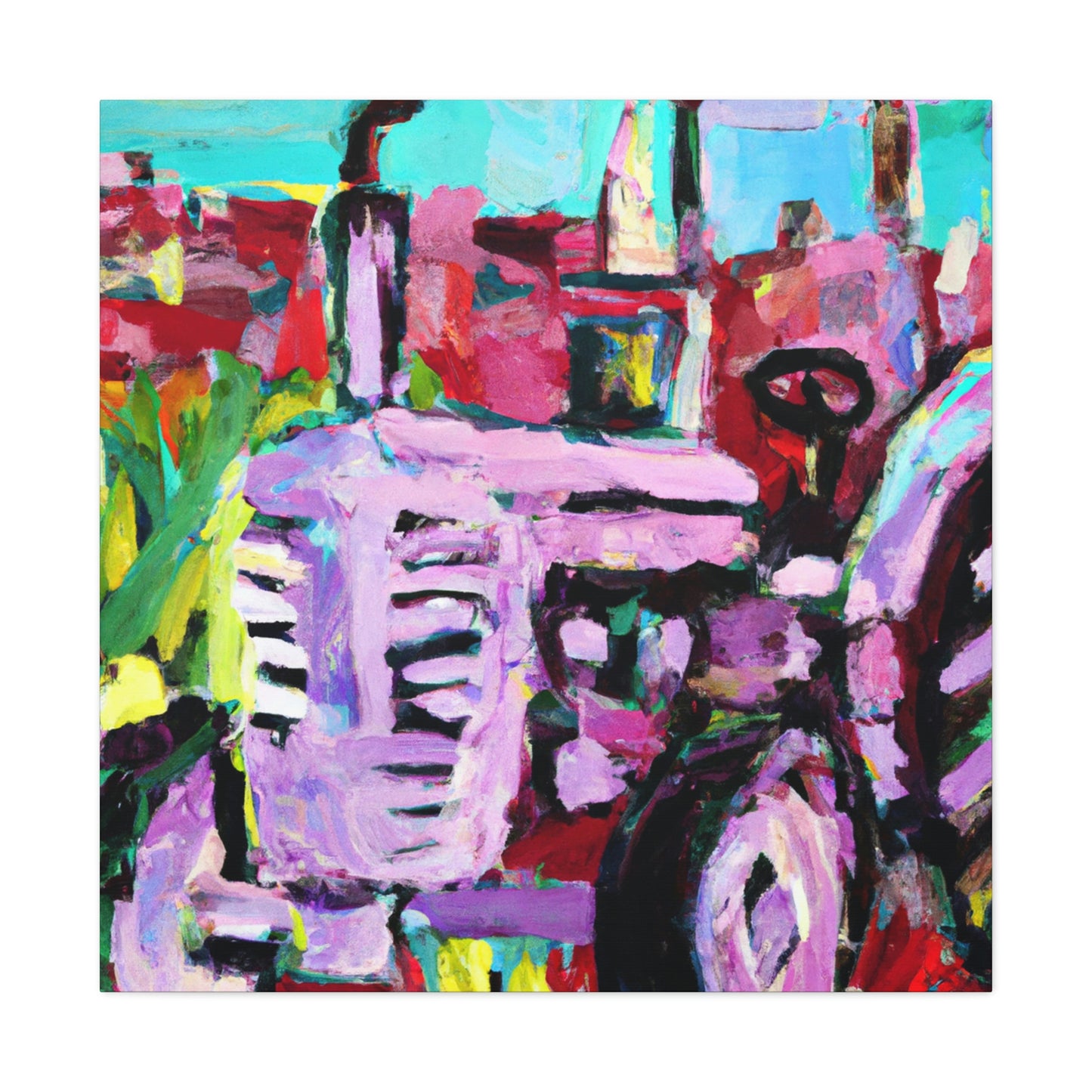 "Tractor of Expressionism" - Canvas