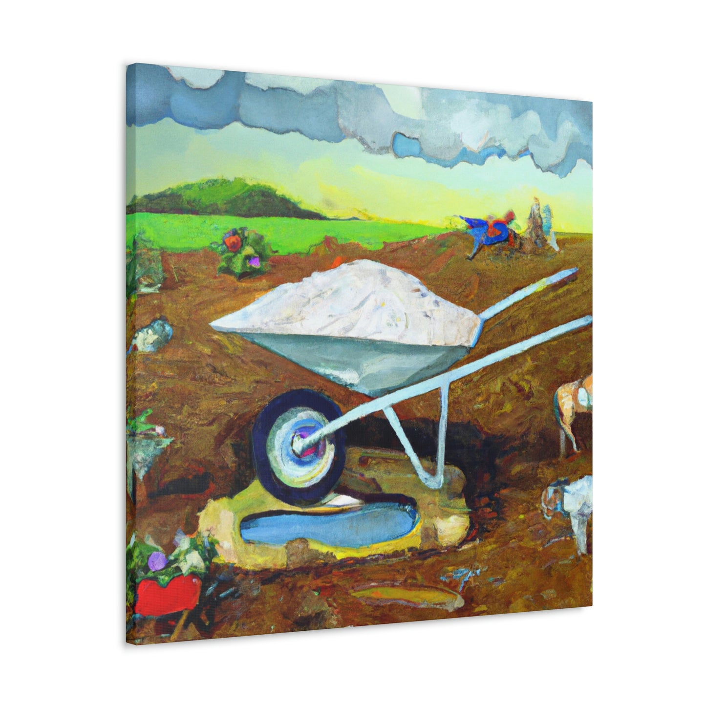 Wheelbarrow in Wonderland - Canvas