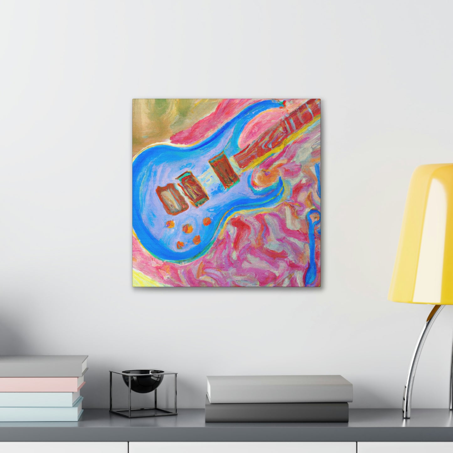 "Electric Guitar Triumphant" - Canvas