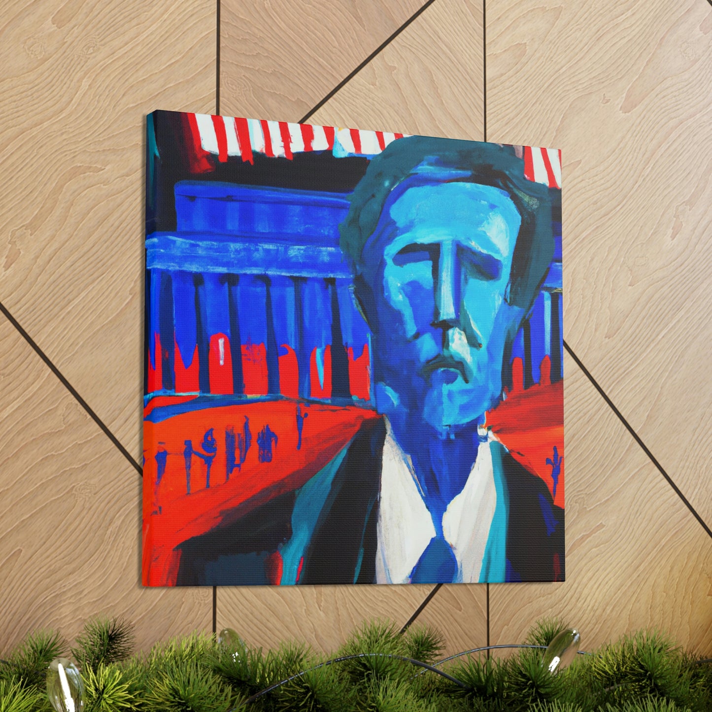 Lincoln in Surreality - Canvas