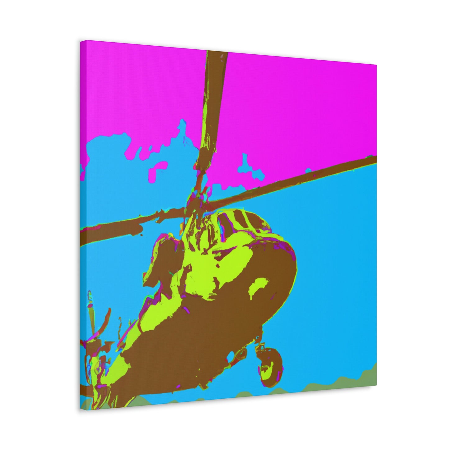 Helicopter Pop Artful - Canvas