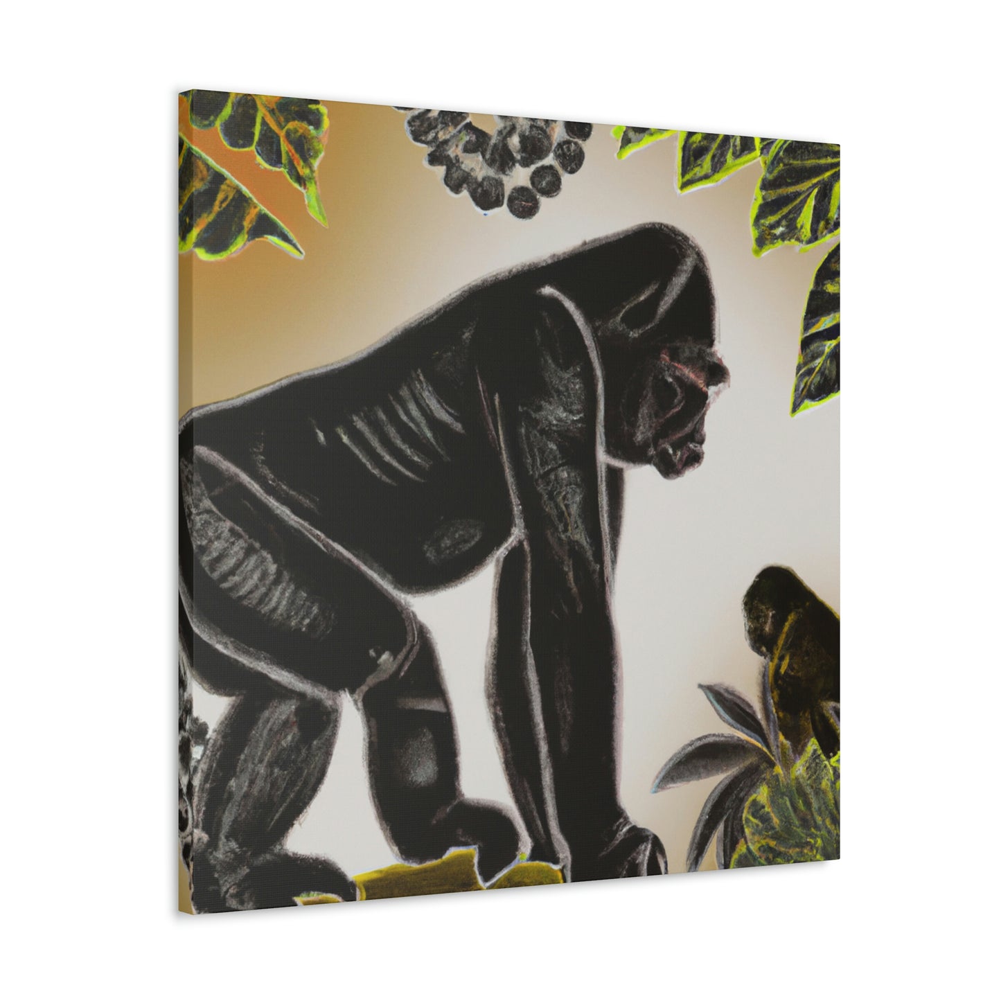 Gorilla in Baroque - Canvas