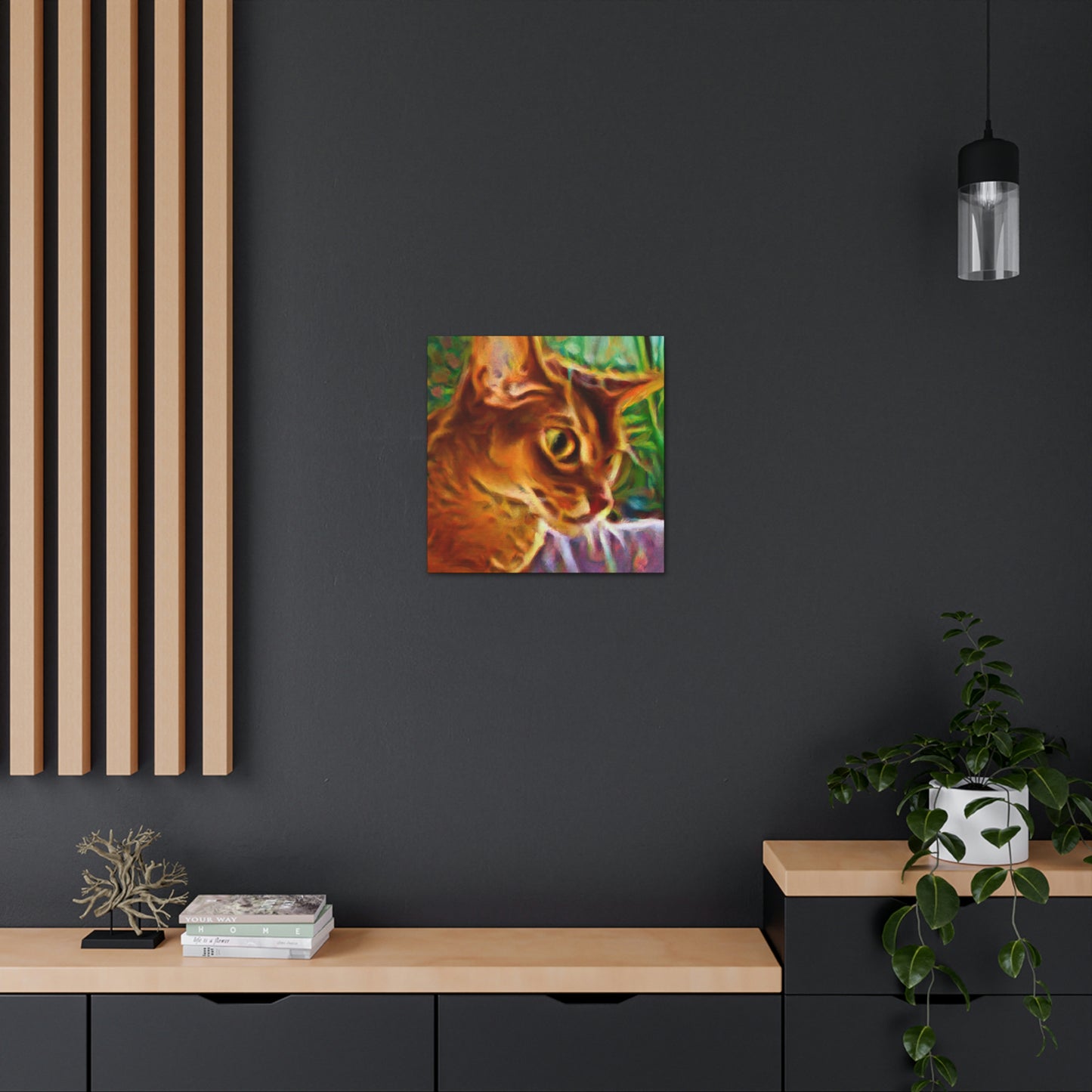 "Abyssinian Colorful Dreams" - Canvas