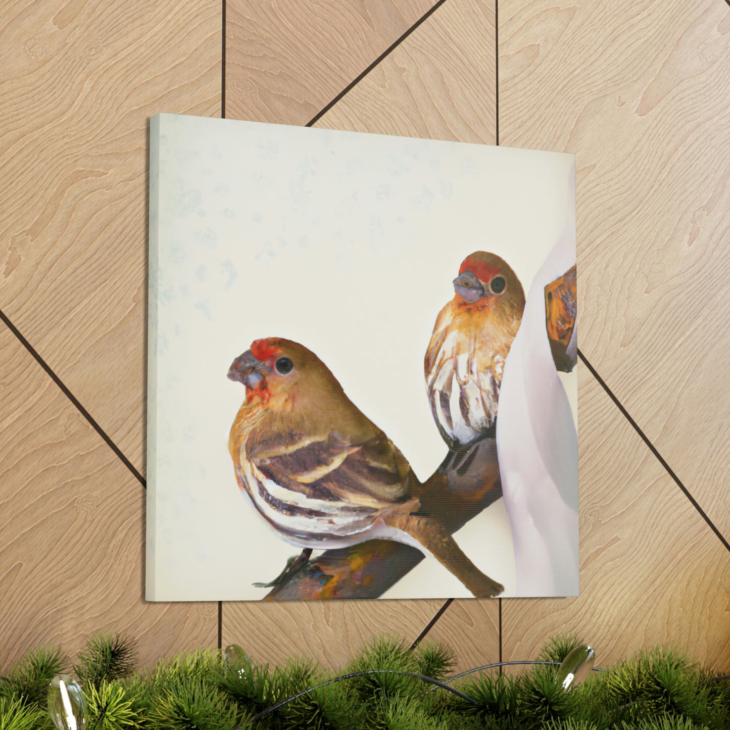 "Finch Home in Deco" - Canvas