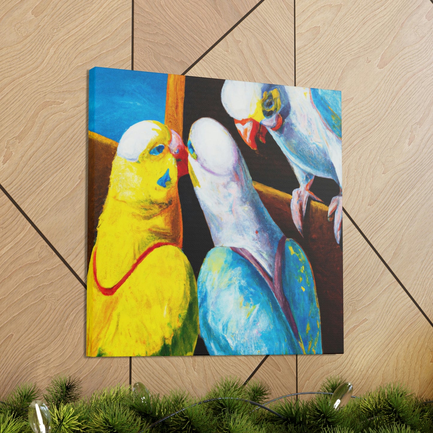 Parakeet Dreamscape - Canvas