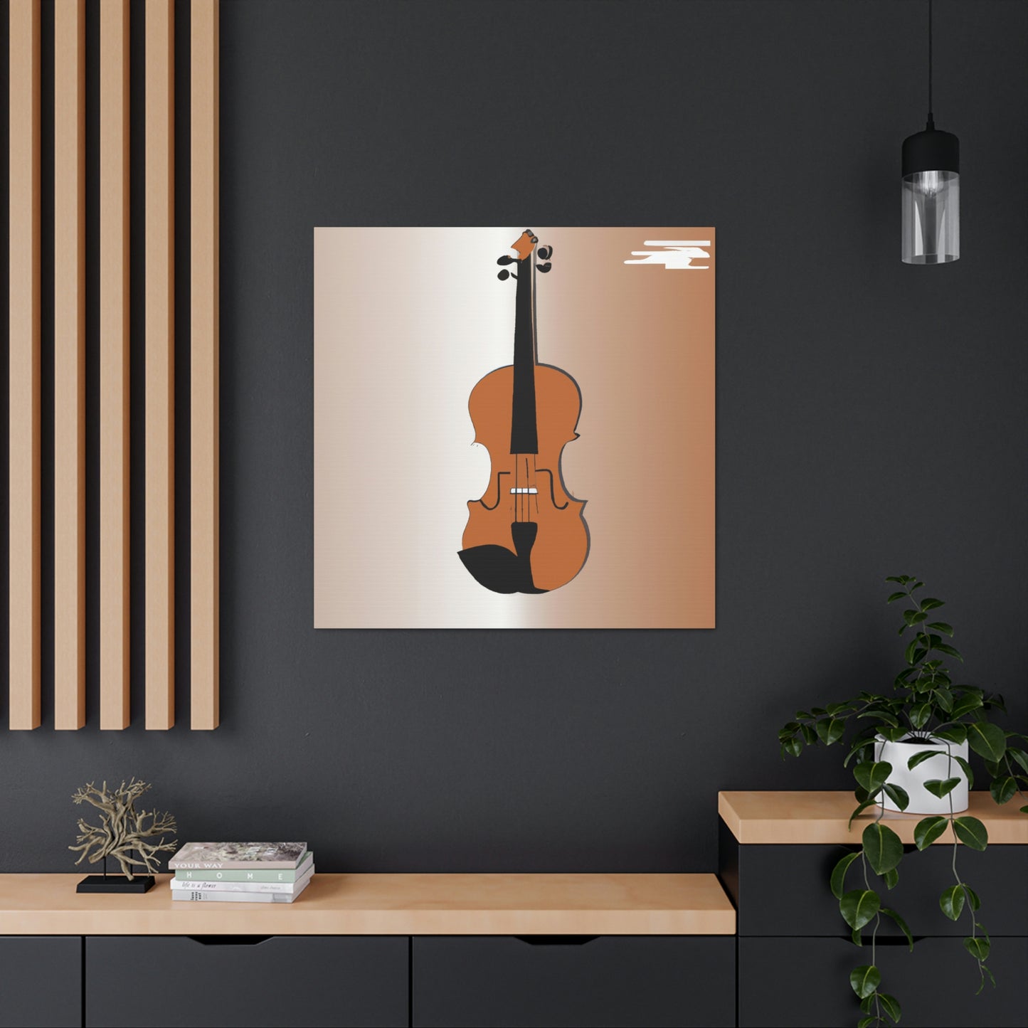 "Violin in Reflection" - Canvas