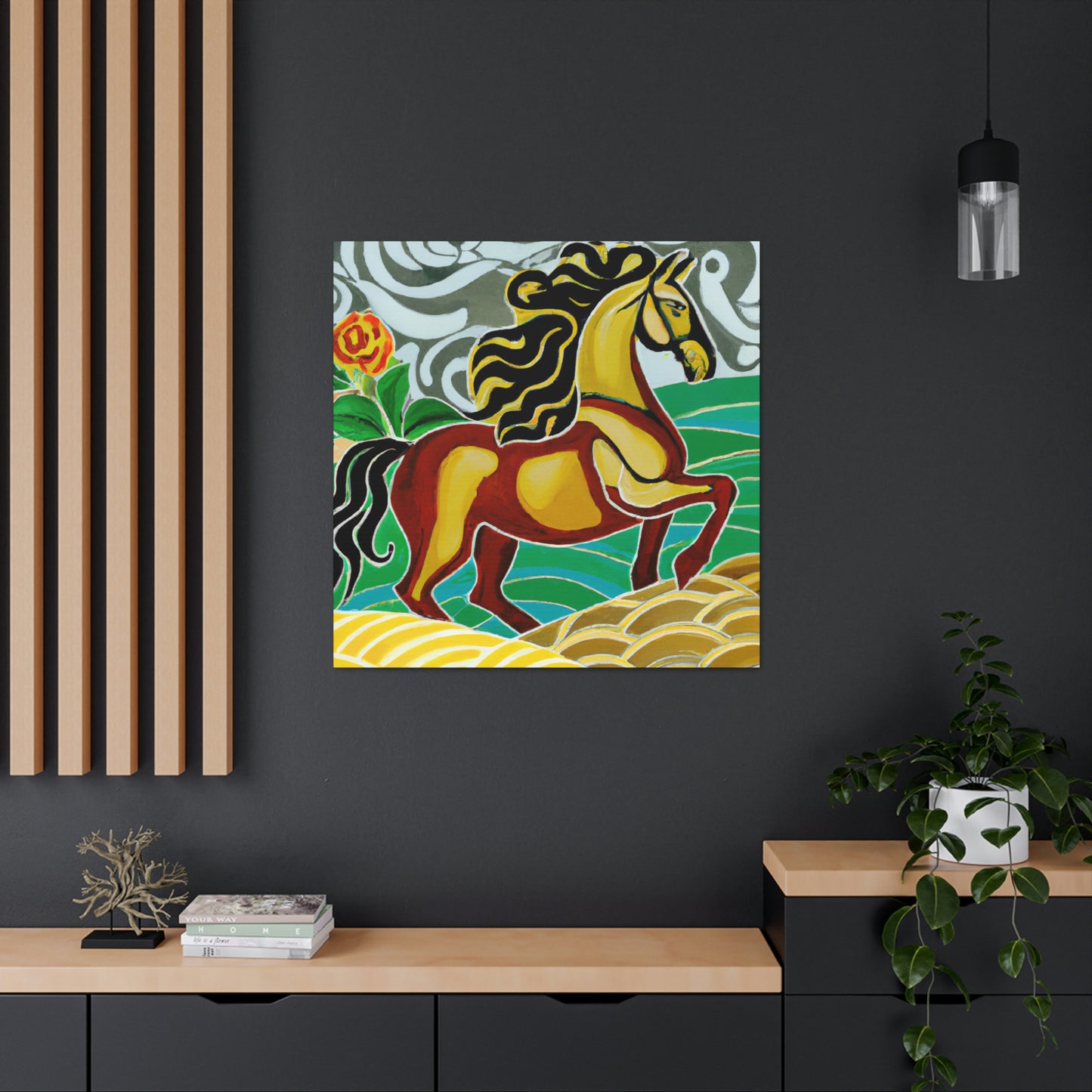 "Chasing The Wild Horse" - Canvas